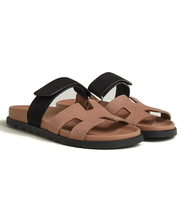 Chypre sandal - Rose Perle / Noir