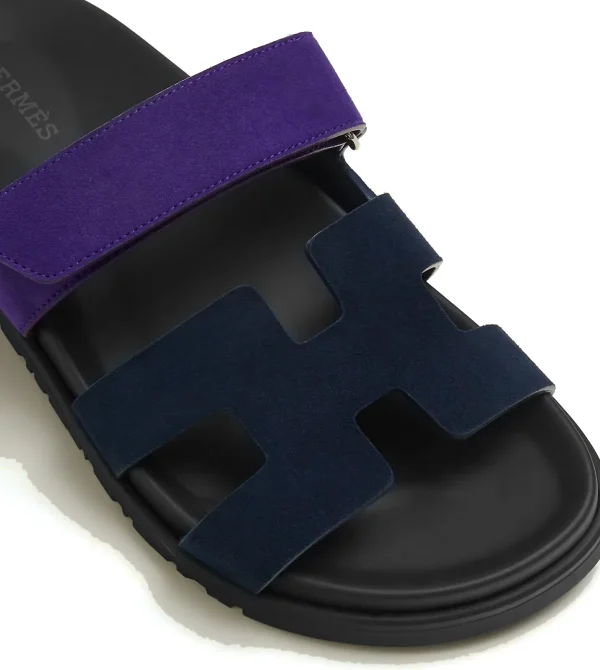 Chypre sandal - Marin / Violet Majorette