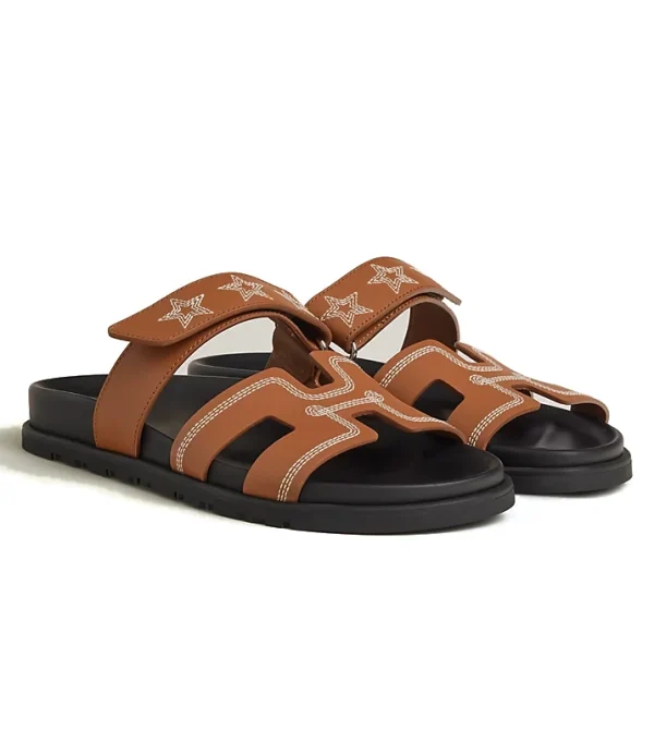 Chypre sandal - Naturel with Stars