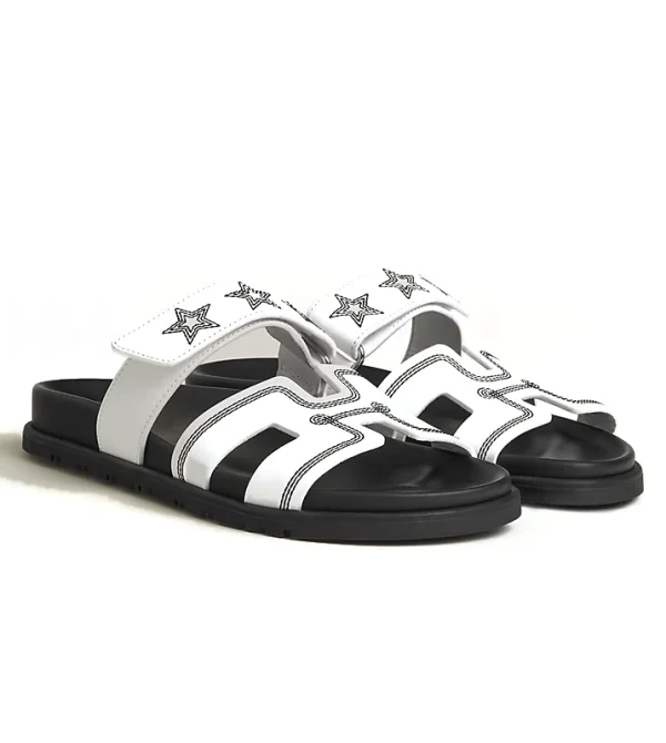 Chypre sandal - White with Stars