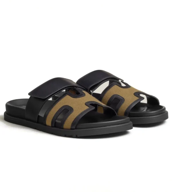 Chypre sandal - Khaki Noir