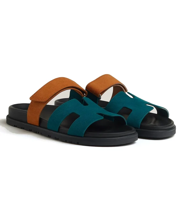 Chypre sandal - Vert Mousse / Naturel